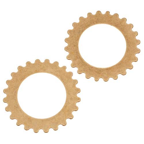 Antiqued Brass Stamping Steampunk Open Gear Cog Wheel 26mm (2) steampunk buy now online