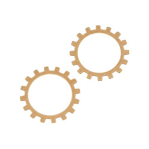 Antiqued Brass Stamping Steampunk Open Gear Cog Wheel Medium 19mm (2) steampunk buy now online