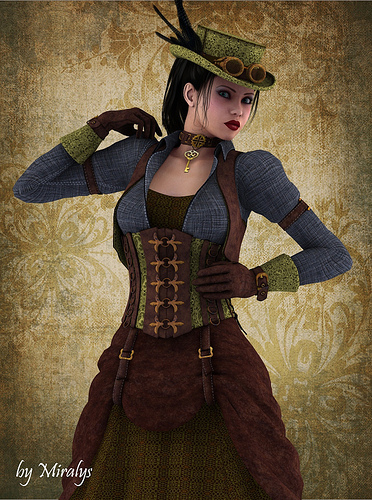 Lyssiana in Steampunk style steampunk buy now online