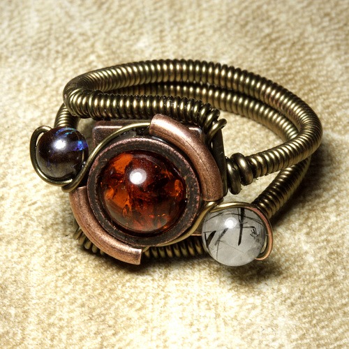 Steampunk Jewelry - RING - ORRERY steampunk buy now online