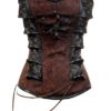 Brown Steampunk Style Corset with Chain Detail (CD-313) steampunk buy now online