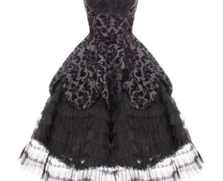 Hell Bunny Lavintage Black Goth Victorian Steampunk Mourning Wedding Dress steampunk buy now online