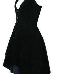 Luscious Velvet Tailored Flared Victorian Steampunk Gothic Dress, Frock-Coat Or Waistcoat Sizes 8-28 steampunk buy now online