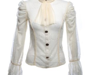 Jawbreaker Steampunk Shirt (Cream) steampunk buy now online