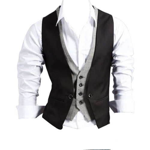 Mens Top Designed Casual Slim Fit Skinny dress vest Waistcoat steampunk buy now online