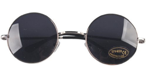 Stylish Retro 90s Unisex Round Lens Sunglasses Steampunk Glasses Goggles steampunk buy now online