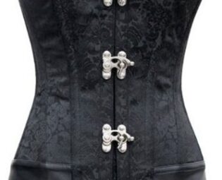 Black / Red / White Brocade Steampunk Corset Burlesque Moulin Rouge steampunk buy now online