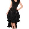 BANNED Victorian Black/Copper STEAMPUNK DRESS Ruffle Adjustable All Sizes steampunk buy now online