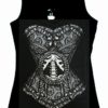 Restyle SKELETON CORSET Womens Tank Top steampunk buy now online