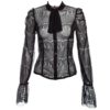 Jawbreaker Steampunk Lace Shirt (Black) steampunk buy now online