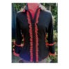 corset shirt with red lace. victorian blouse. steampunk shirt gothic lolita blouse Revamped vampire steampunk buy now online