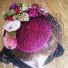 Garden of Eden, Valentine one of a kind, fascinator  with vintage embellishment. steampunk buy now online