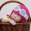 Aviator Hat and Goggles baby, toddler and child PINK steampunk buy now online