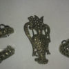 vintage French marcasite brooch and two pairs of earrings steampunk buy now online