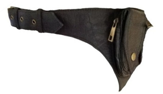 LEATHER utility belt, fanny pack, POCKET BELT, hip pack, psytrance bumbag, lebept steampunk buy now online