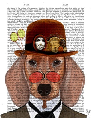 Dachshund Print & Bowler Hat, dog poster dog wall decor dog illustration dog picture dog gift for dog lover dog Print dog art doxie print steampunk buy now online