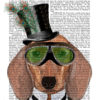 Dashing Dachshund Art Print dictionary page book art Dog Art Dog Print wall art wall decor Doxie steampunk steampunk buy now online
