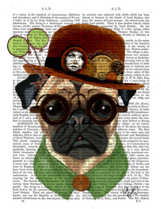 Steampunk Pug Steampug Art Print dictionary page book art Dog Art Dog Print Frenchie Bulldog Pug Picture wall art wall decor steampunk buy now online