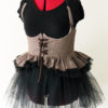 Handmade Steam Punk Underbust Vest with Mini Bustle - Kezbirdie steampunk buy now online