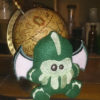Small Stuffed Cute Cthulhu Car Mirror / Window Charm / Tree Ornament steampunk buy now online