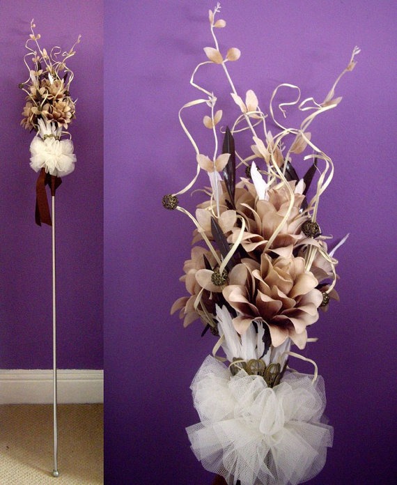 Alternative Steampunk Flower Wedding Bouquet Walking Staff steampunk buy now online