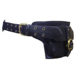 LEATHER utility belt, fanny pack, hip bag, POCKET BELT, hip pack, waist pack, festival clothing, lebelp steampunk buy now online