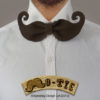 The Mo Tie 006 The Saloon Fashion Accessory Nerdy Bow Tie Movember Moustache Mustache Quirky Necktie Wedding Novelty Men Women Shirt steampunk buy now online