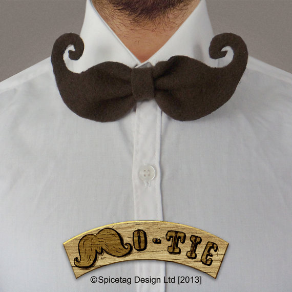 The Mo Tie 006 The Saloon Fashion Accessory Nerdy Bow Tie Movember Moustache Mustache Quirky Necktie Wedding Novelty Men Women Shirt steampunk buy now online