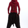 PIXIE HOODIE - assorted colours - Back lacing cotton top, laced up t-shirt, psytrance top, STEAMPUNK Top, Lctolh steampunk buy now online