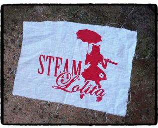 Steam lolita patch - steampunk patch - lolita patch - back patch - sew on patch - diy - kawaii patch - fairy kei 24 x 18cm 9.4 x 7.1in steampunk buy now online