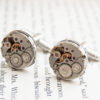 Cufflinks, Steampunk cuff links,clock cufflinks, Clockwork Cufflinks, mechanical cufflinks, gift for a men, Father of the bride steampunk buy now online