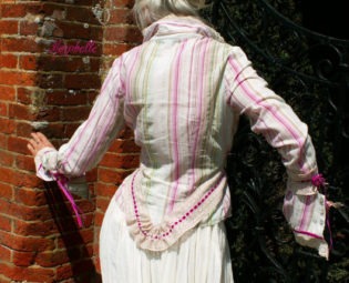 Ooak Cotton Candy Steampunk Victorian Bustle upcycled Blouse Shirt Top steampunk buy now online