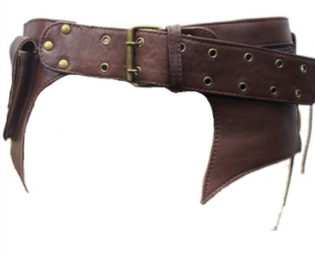 LEATHER UTILITY belt, pocket belt, fanny pack, bumbag, STEAMPUNK belt, festival belt, lebecs steampunk buy now online