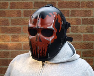 Army of Two v1 Silver Skull 2 Style Airsoft Mask - Made to order - steampunk buy now online