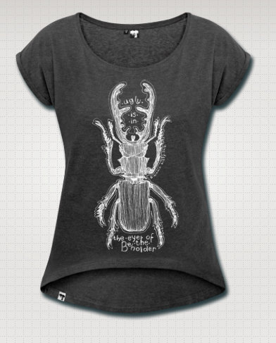 Ugly Is In The Eye Of The Beholder Boyfriend Style T-Shirt steampunk buy now online