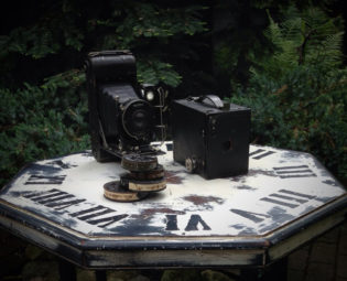 Alice in wonderland inspired Salvage vintage shabby chic clock faced table French antique style steampunk steampunk buy now online