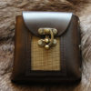 Leather & Mesh square Phone Pouch steampunk buy now online