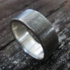 Mens silver wedding ring textured rustic sterling silver band unique steampunk design 0101 steampunk buy now online