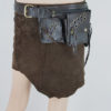 Leather pocket belt belt bag steampunk festival belt with pockets - Faun steampunk buy now online