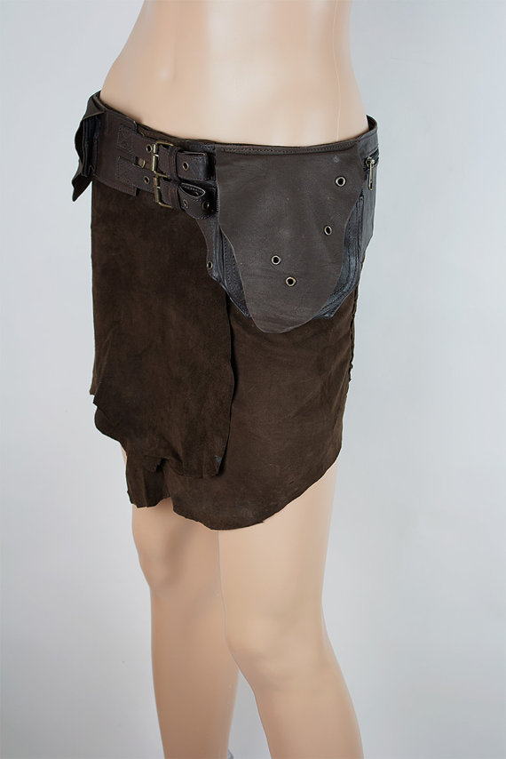 Festival leather pocket belt (utility belt) - Garuda steampunk buy now online