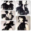SUSPIRIA Black Gothic Feather Capelet Shrug Collar 5 in 1 Multiway Halloween Vampire Steampunk Couture steampunk buy now online