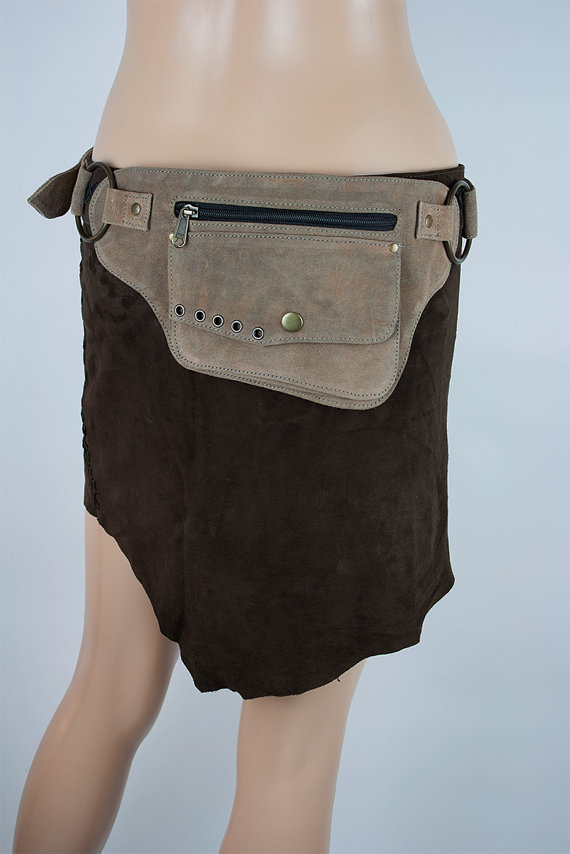 One pocket waist bag (festival, travel) - Pelesit steampunk buy now online