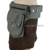 Padded cotton waist bag, two pockets - Ba steampunk buy now online