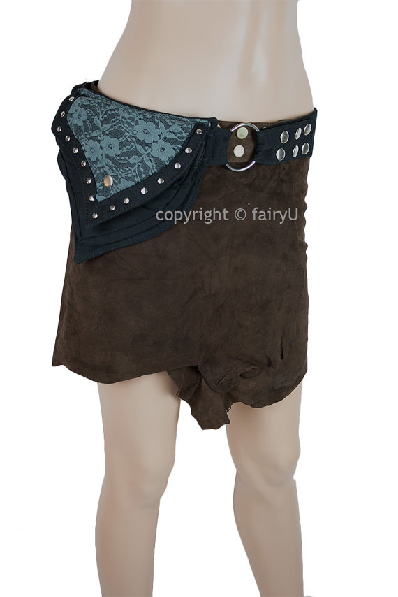 Fabric fairy festival pocket belt with pockets - Alce steampunk buy now online