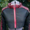 black and red cyber shrug post apocalyptic bolero - limited edition steampunk buy now online