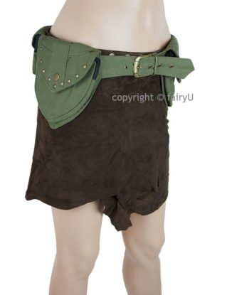 Padded cotton pixie festival utility belt with pockets - Abaia steampunk buy now online