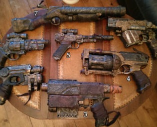 STEAMPUNK gun, COLLECTIONS , pistols, shotgun ! For cosplay steampunk buy now online