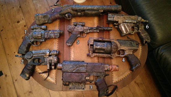 STEAMPUNK gun, COLLECTIONS , pistols, shotgun ! For cosplay steampunk buy now online