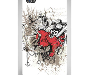 Steampunk Heart Art Print iPhone 5C Case Retro Modern steampunk buy now online