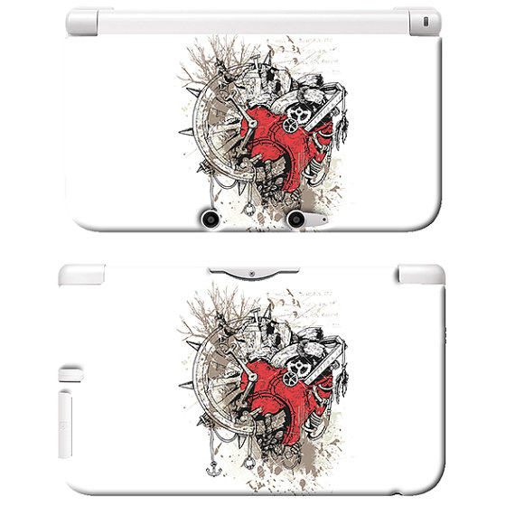 Steampunk Heart Art Print Nintendo 3DS XL Plastic Case Retro Modern steampunk buy now online
